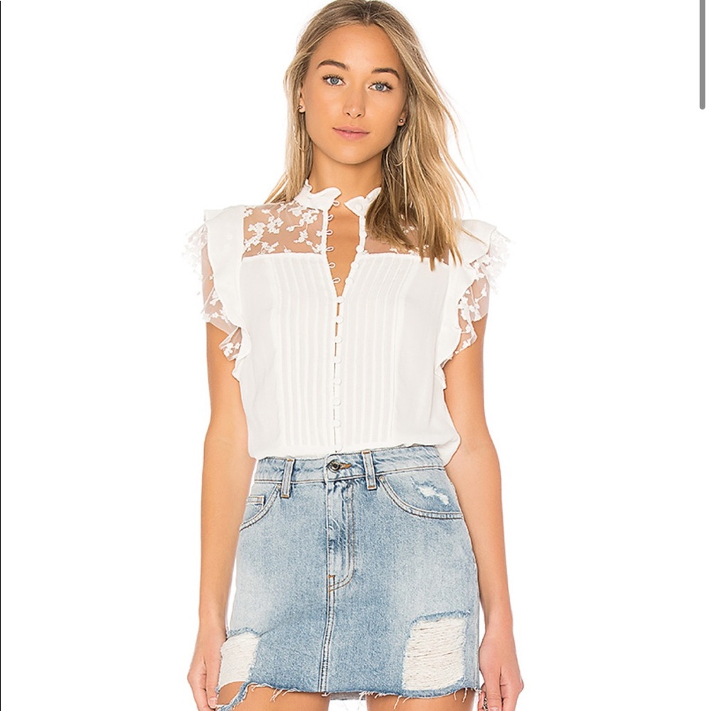 For love and lemons rosebud blouse